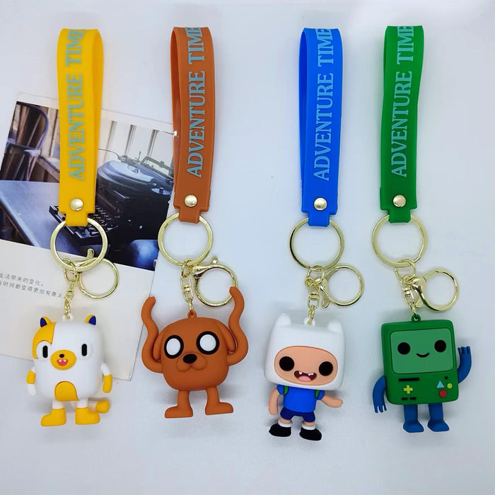 Wholesale Cartoon Time character doll keychain pendant bag car key chain accessories gift