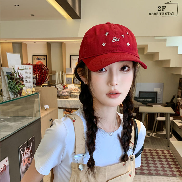 Wholesale New style Starry Sky Versatile Baseball Hat for Outdoor Travel, Sunshade and Sun Protection, Duck Tongue Hat