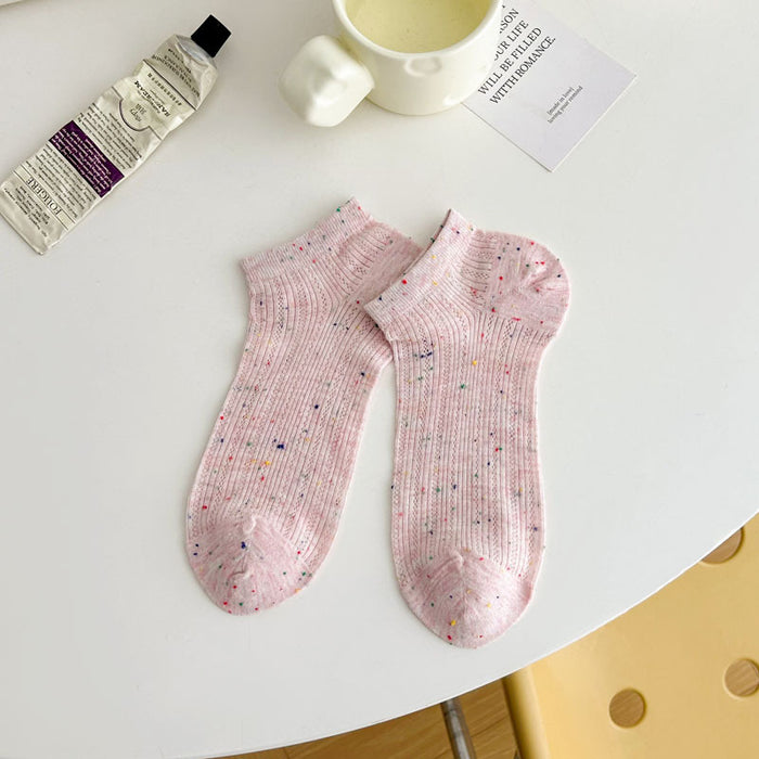 Wholesale Socks, sweat absorbing mesh, thin boat socks, boneless dot yarn, invisible socks, cotton