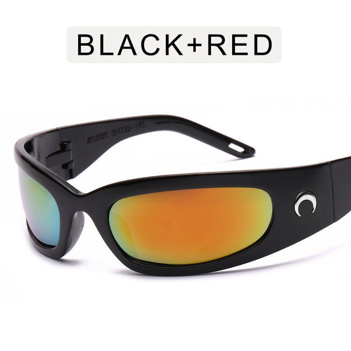 Wholesale Moon Fashion Sunglasses, Future Technology Sunglasses, Sports Cycling Sunglasses