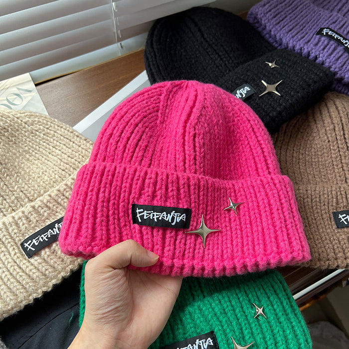 Wholesale Studded letter beanie