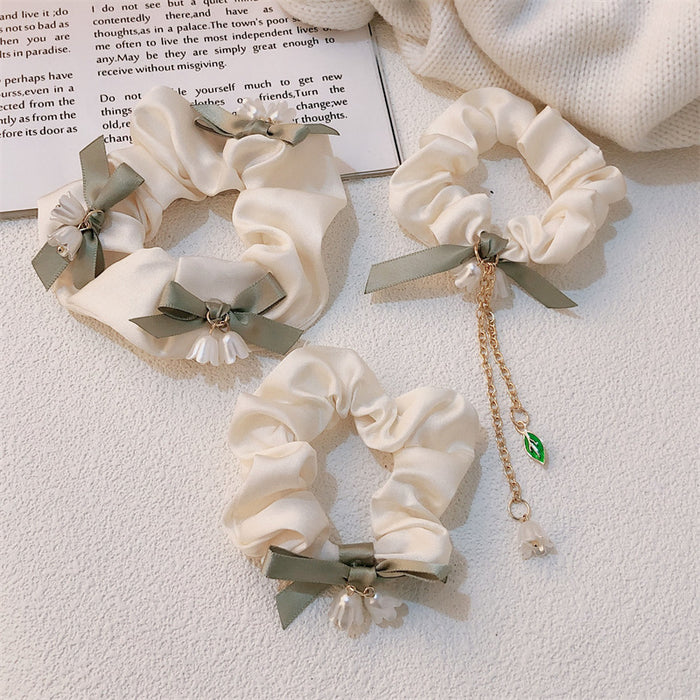 Wholesale Hair Ring Bow Hair Rope Hair Accessories High-grade Featured Hair Rope
