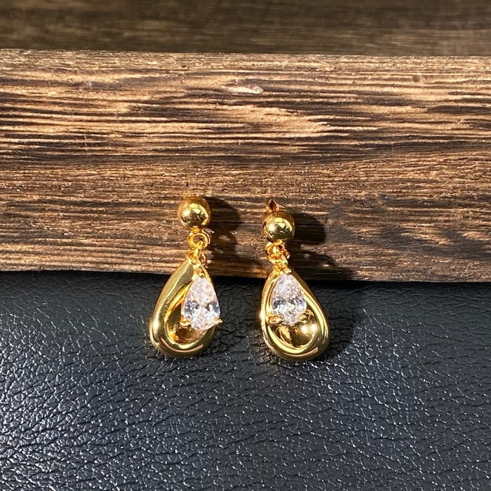 Wholesale earrings female water drop earrings