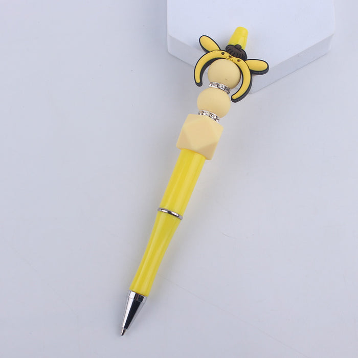 Wholesale Cartoon Silicone Beaded Pen (S) JDC-PN-GuangTian001