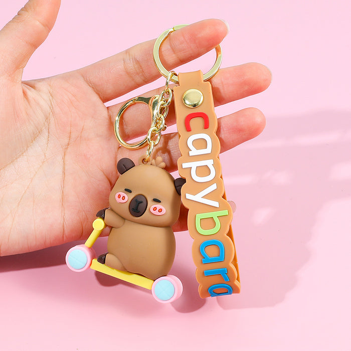 Wholesale  Capybara Small Pendant Doll Keychain