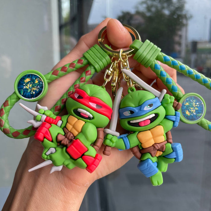 Wholesale Keychain Cartoon Turtle Doll Bag Pendant Car Keychain Pendant Doll Machine Small Gift