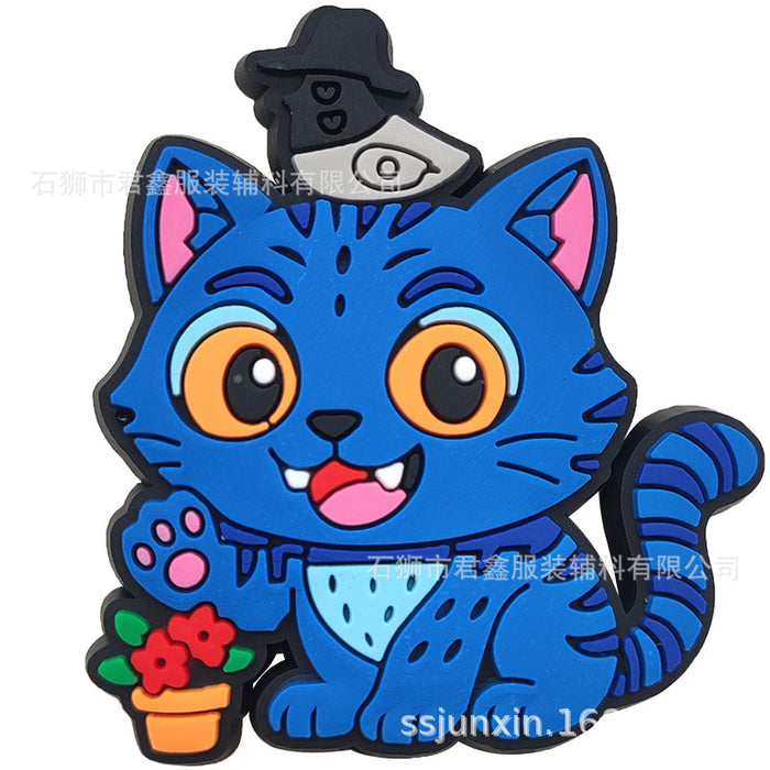 Wholesale 50pcs KPop Charms Shoe Buckles PVC Patches