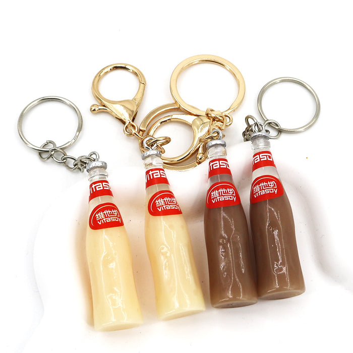 Wholesale Beverage Bottle Resin Keychains JDC-KC-HaoAn015