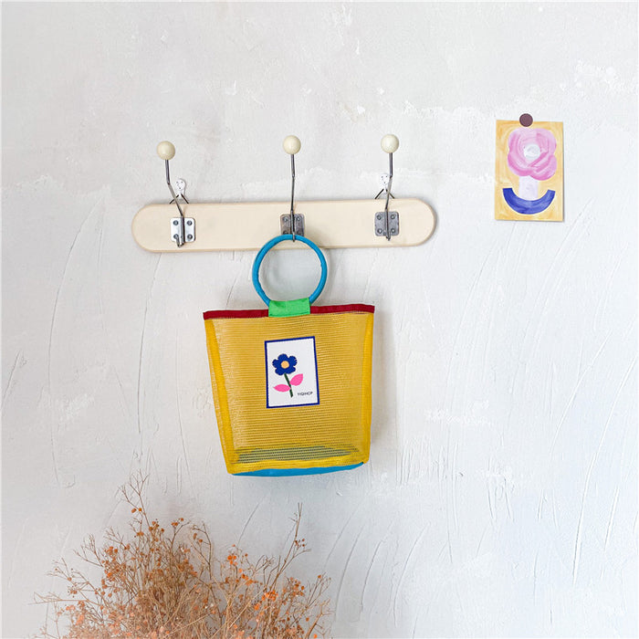 Wholesale New mesh handbag for children, hollowed out vacation photography beach bag