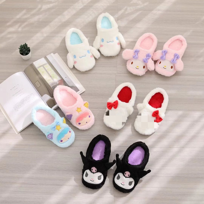 Wholesale Cartoon Cute Autumn and Winter Plush Cotton Slippers JDC-SP-MKA002