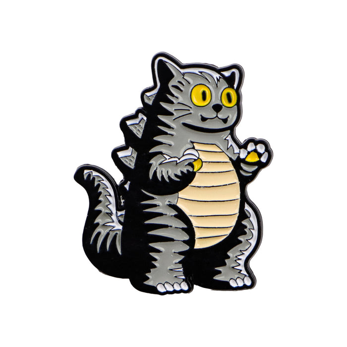 Wholesale Monster Cat English Brooch Badge Clothing Backpack Accessory