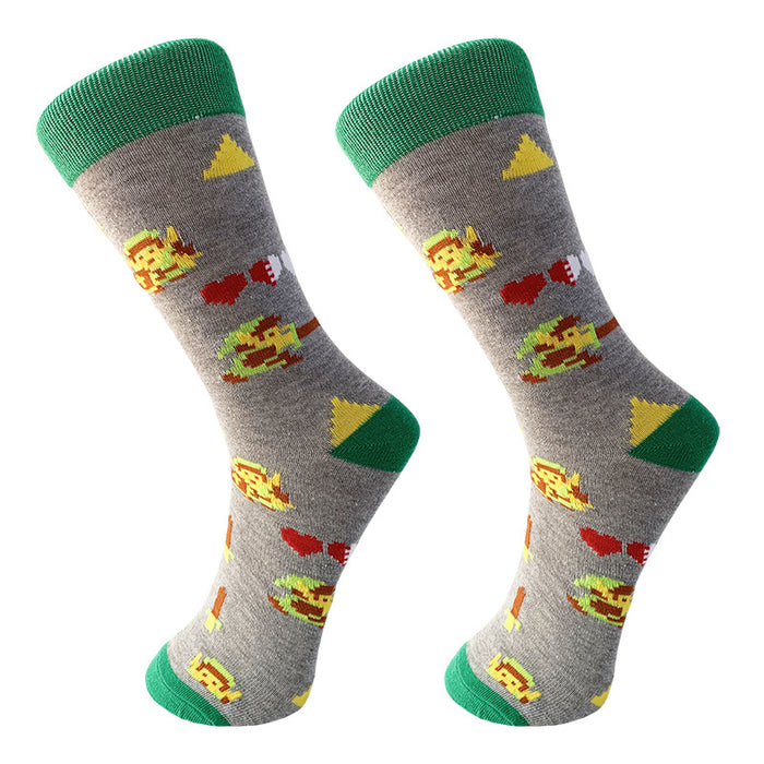 Wholesale Cotton Cartoon Middle Tube Socks JDC-SK-YiYan069