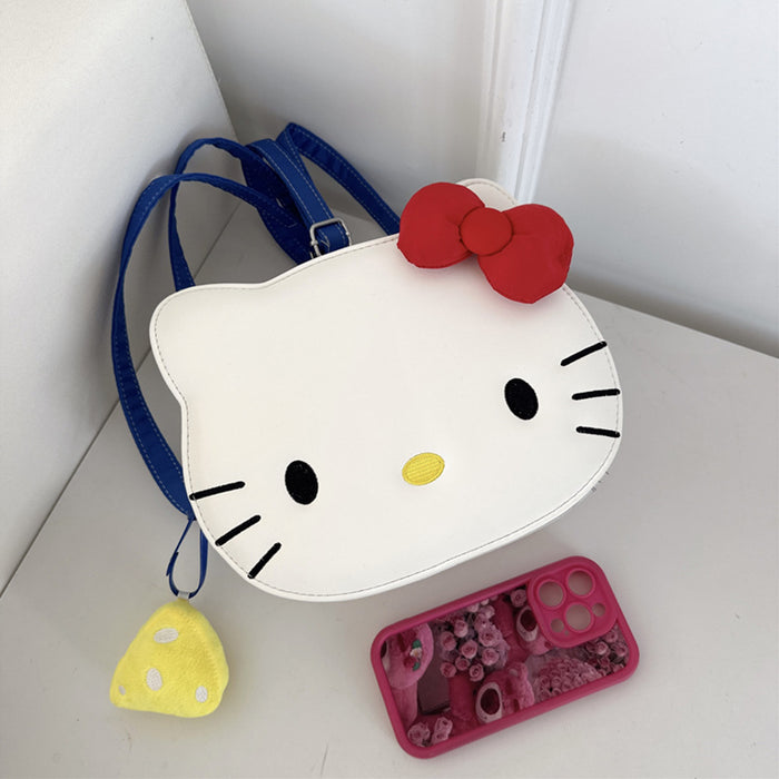 Wholesale Cute PU backpack with niche design, sweet student backpack, casual backpack