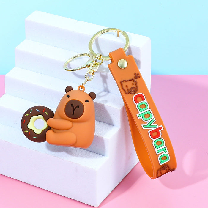 Wholesale  Capybara Small Pendant Doll Keychain