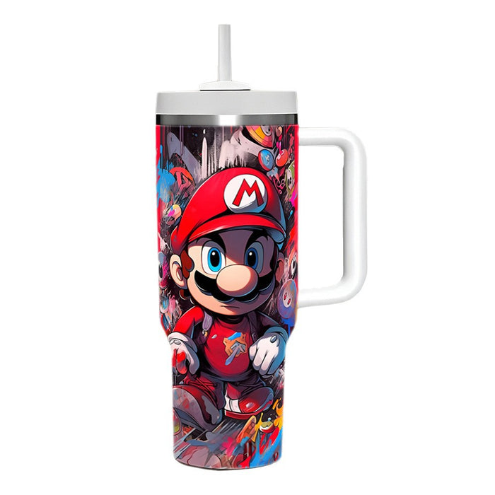 Wholesale 40oz Car Cup  Cartoon Stainless Steel  ice bullies cup Tumbler Thermos Cup