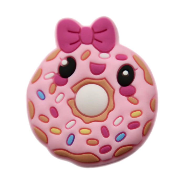 Wholesale Doughnut hole shoe flower shoe buckle PVC soft rubber shoe flower DIY accessory decoration buckle shoelace buckle in stock