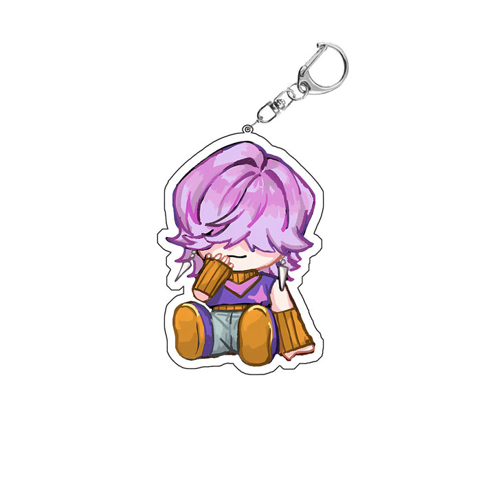 Wholesale K-pop Anime merchandise female idol group acrylic keychain bag charm