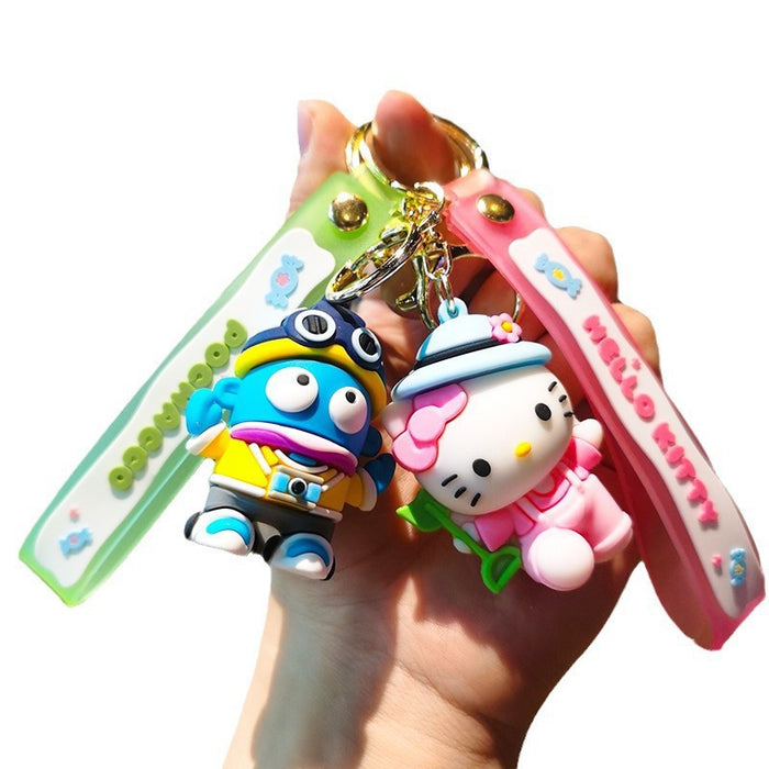 Wholesale Cartoon Doll Silicone Keychain JDC-KC-Tingm221