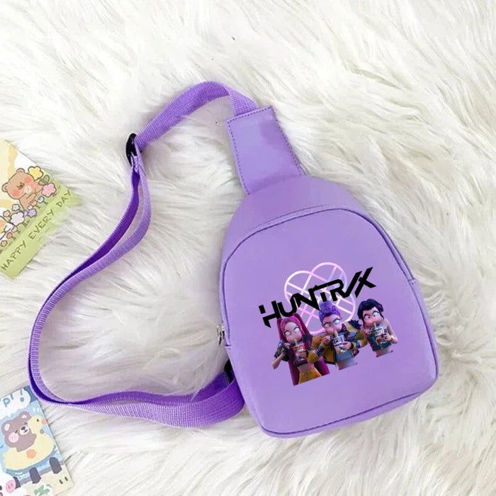 Wholesale Cute candy-colored PU leather shoulder bag suitable for both boys and girls