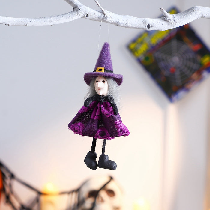 Wholesale  Decorations Ghost Festival Pumpkin Ghost Witch Doll Party Doll Pendant Pendant