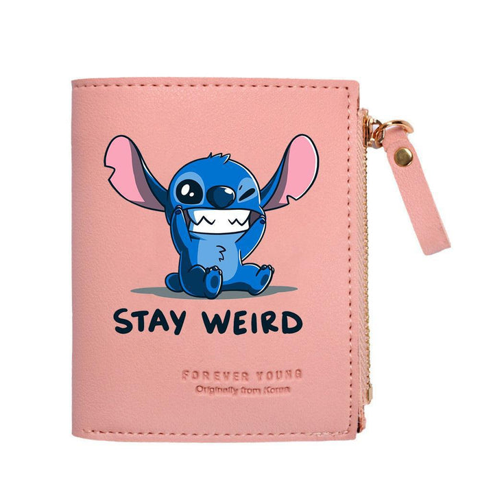 Wholesale PU Cartoon Short Zipper Wallet JDC-WT-WuDuomei003