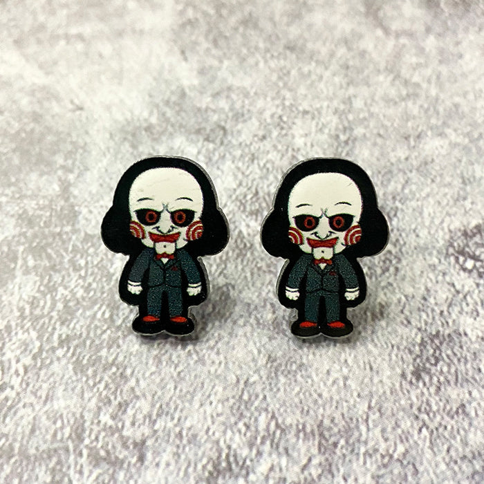 Wholesale  acrylic earrings horror movie characters holiday gift earrings