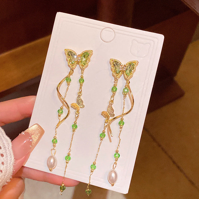 Wholesale Zircon Pearl Earrings