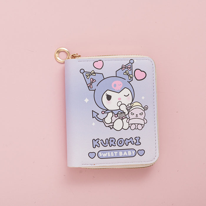 Wholesale Cartoon Anime Cute Short Zipper Wallet JDC-WT-QT014