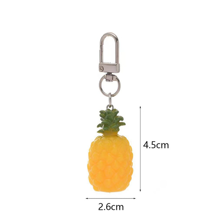 Wholesale Fruity PVC Keychain Chic Decorative Accessory for Bag Charm or Gift MOQ≥2