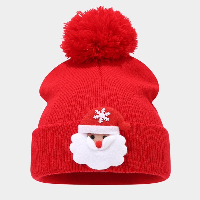 Wholesale Christmas-themed cute winter knitted Fashionhat for men and women