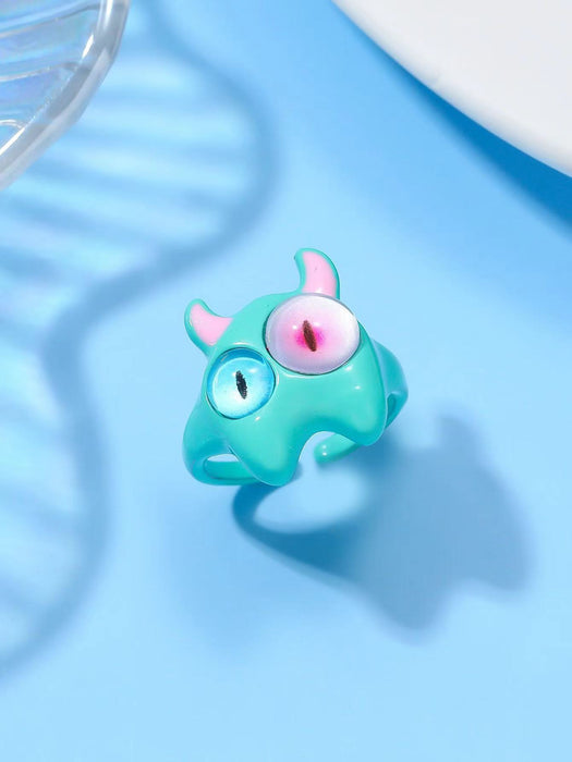 Wholesale Cartoon, playful, niche, personalized, ring, couple