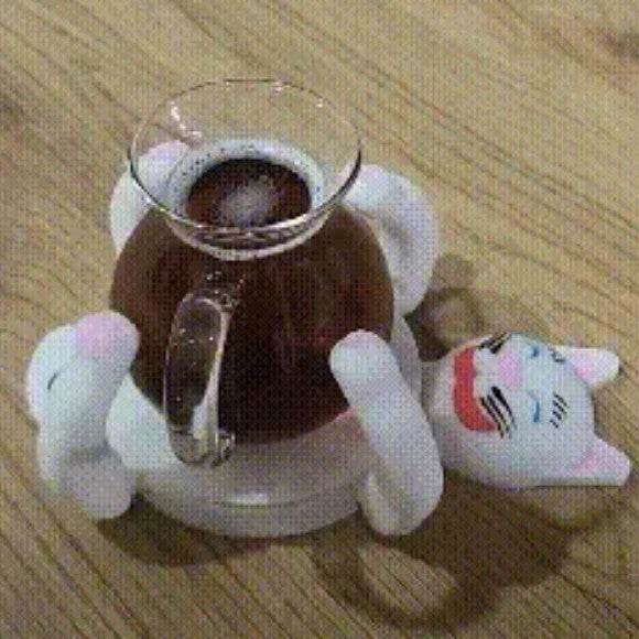 Wholesale 3D printed cute cat cup holder desktop decoration