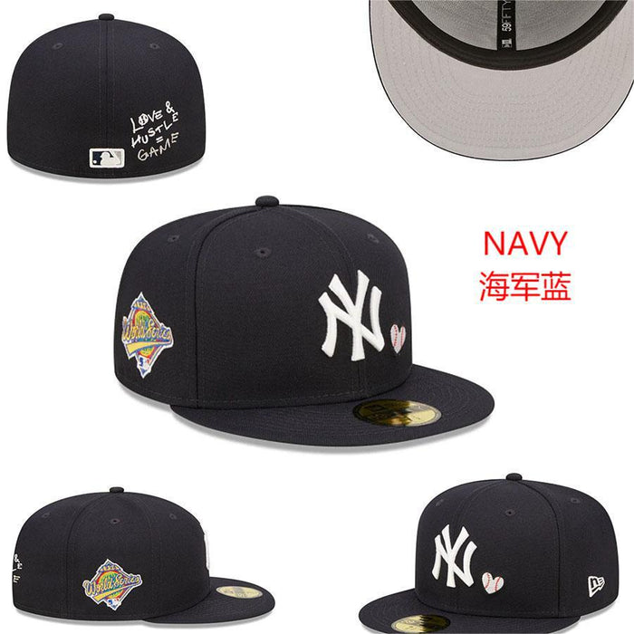 Wholesale Fully Enclosed Baseball Cap Hip Hop Hat Flat Brim Hat JDC-FH015