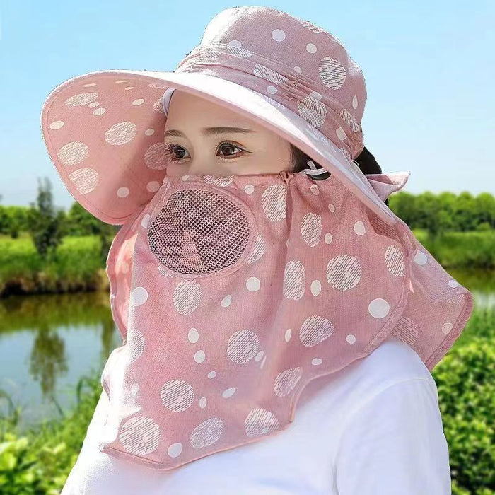 Wholesale Sun hat for sun protection, fashionable and versatile, face covering and UV protection