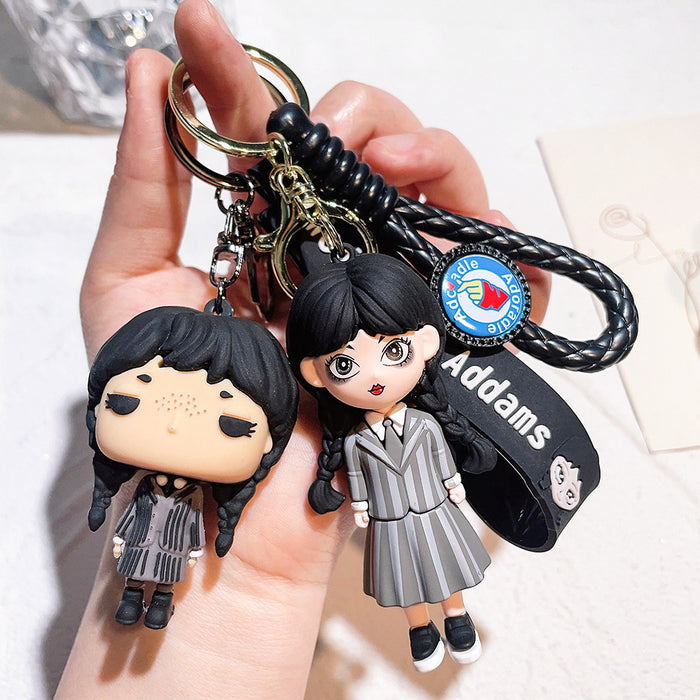 Wholesale Cartoon Silicone Doll Keychain JDC-KC-QiChao052