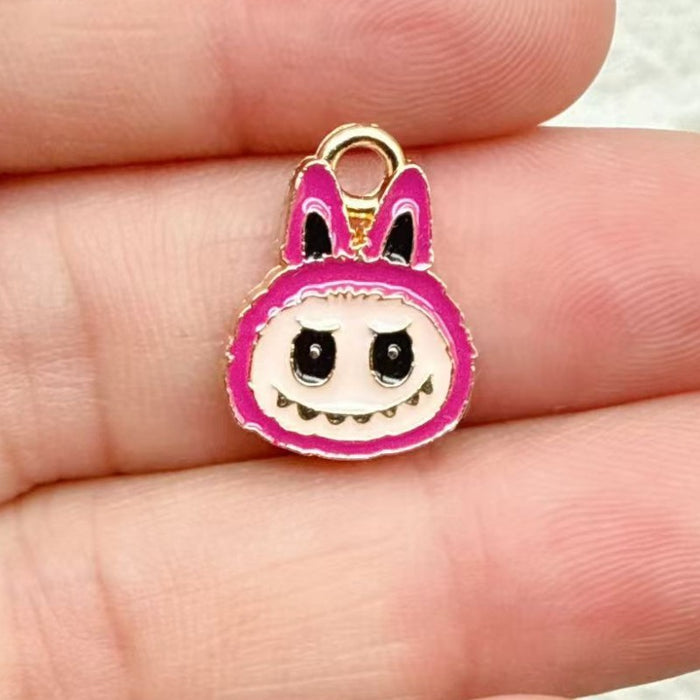 Wholesale 10pcs Alloy Oil Drip DIY Earrings,  Keychains,  Necklaces Pendant