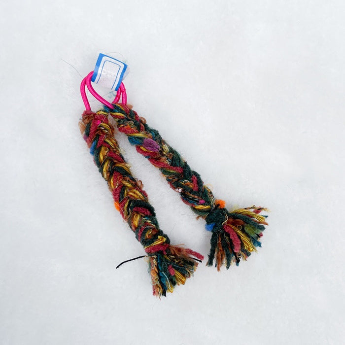 Wholesale Doll Baby Clothes Accessories Vinyl Doll Hair Accessories Multi-Color Wool Braids