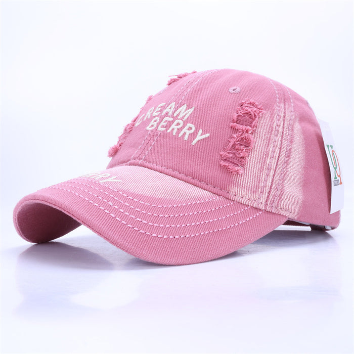 Wholesale Baseball cap with holes, tie dye sunshade cap, Volkswagen duckbill cap