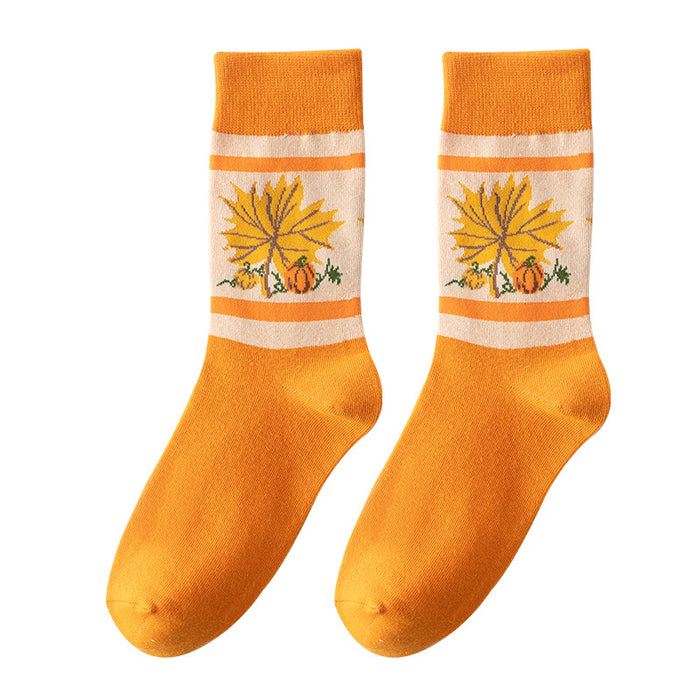 Wholesale Trendy mid tube cotton socks, street style long socks