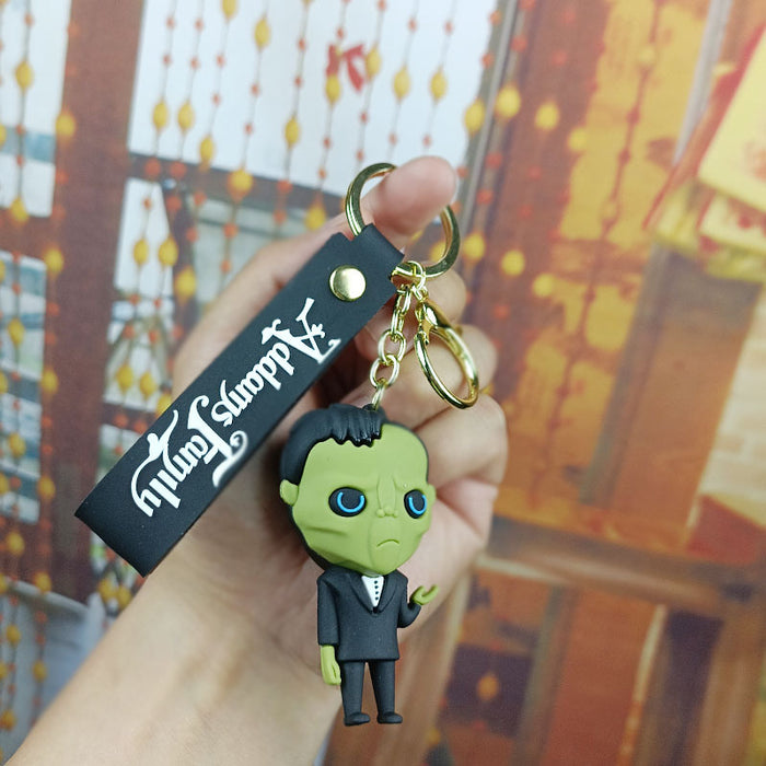 Wholesale Wednesday Addams Keychain Wednesday Addams American TV Series Addams Family Key Pendant JDC-KC-YYi017