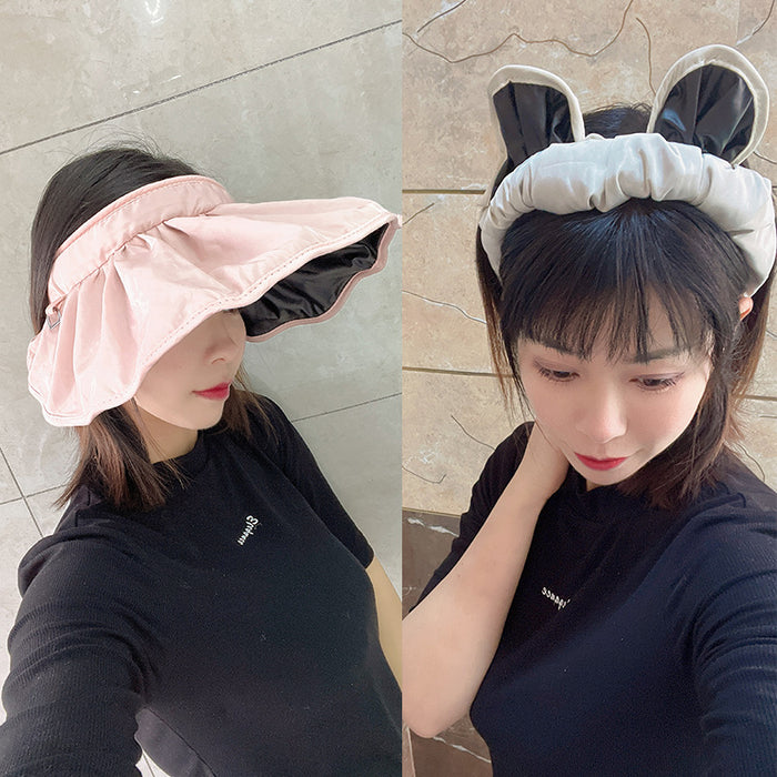 Wholesale Shell hat for sun protection, UV protection, and outdoor sun hat with an empty roof