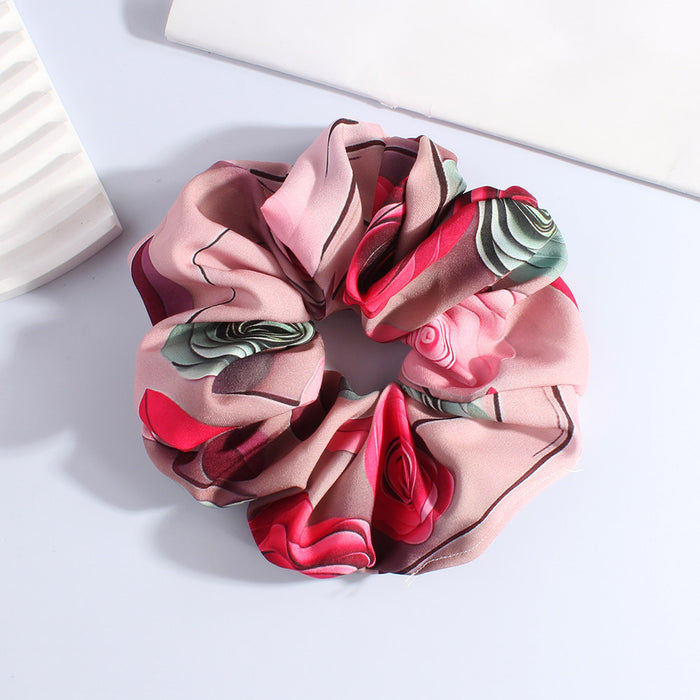 Wholesale Hair Accessories Batch Hair Rings Printed Holiday Style Hair Rings