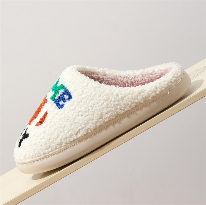 Wholesale  Rugby cotton slippers women winter home indoor warm slippers slippers autumn and winter home