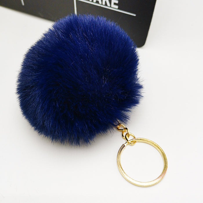 Wholesale Imitation otter rabbit fur ball hanging accessories, bags, plush keychains, pendants, accessories, gifts