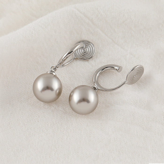 Wholesale Pearl Ear Buckle Earrings Earrings Pendants Temperament Earrings Earrings Earrings Earrings Clips No Earholes