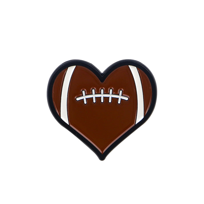 Wholesale Love Sports Football Basketball Series Badge Clothing Backpack Decorative Alloy Brooch