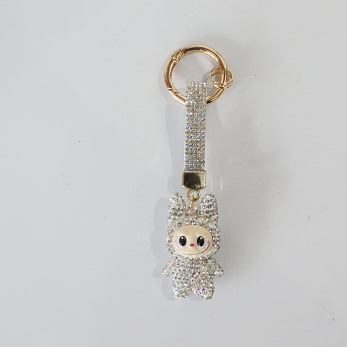Wholesale Keychain handmade pendant cartoon Rhinestone Keychain
