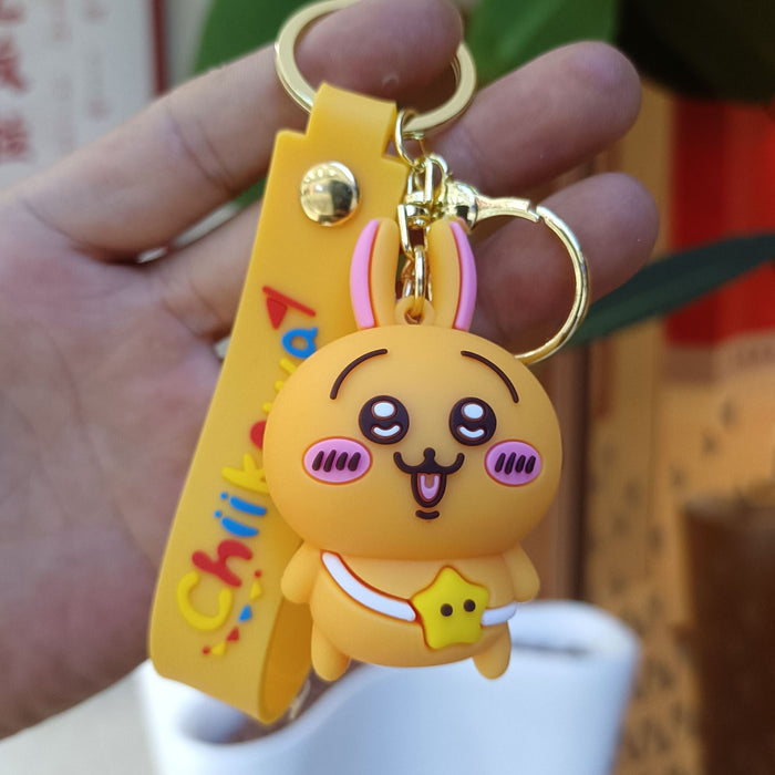 Wholesale PVC Cartoon Doll Keychain JDC-KC-KuangK017