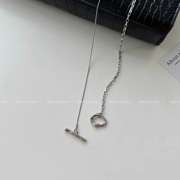 Wholesale New clavicle chain, light luxury and niche sweater chain