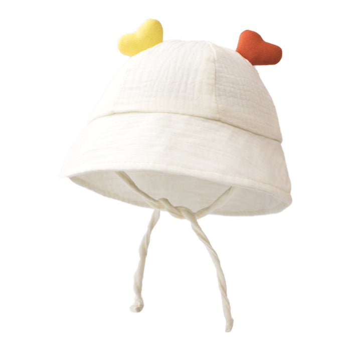 Wholesale Baby Solid Color Gauze Basin Hat JDC-FH-ZB004